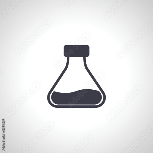 beaker icon. laboratory flask icon.