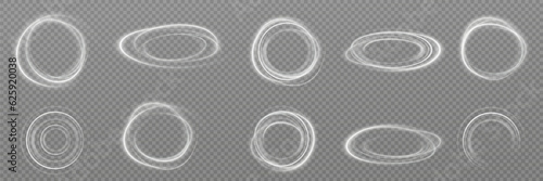 Magic spiral with sparkles.White light effect.Glitter particles with lines.Swirl effect.