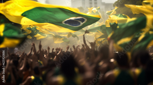 Bandeiras do brasil, 7 de setembro photo