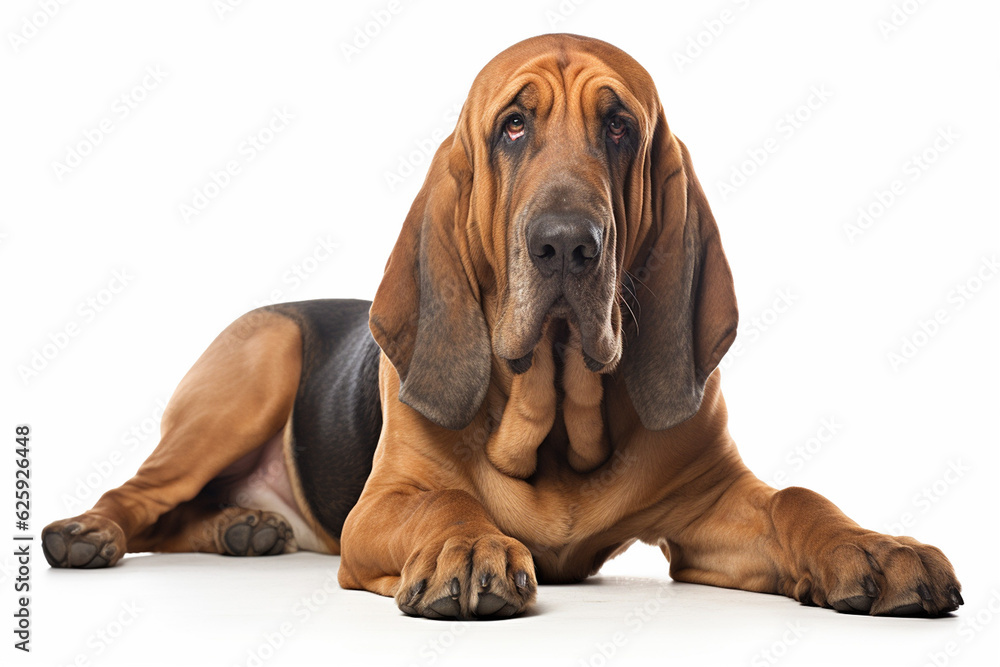 Obraz premium bloodhound dog