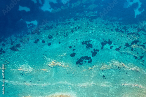 Fototapeta Naklejka Na Ścianę i Meble -  Aerial bird's eye wide angle view of Karaburun peninsula.