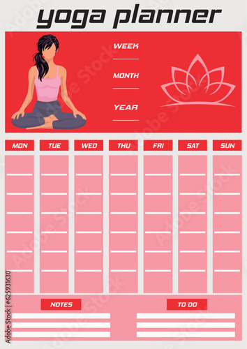 Yoga planner