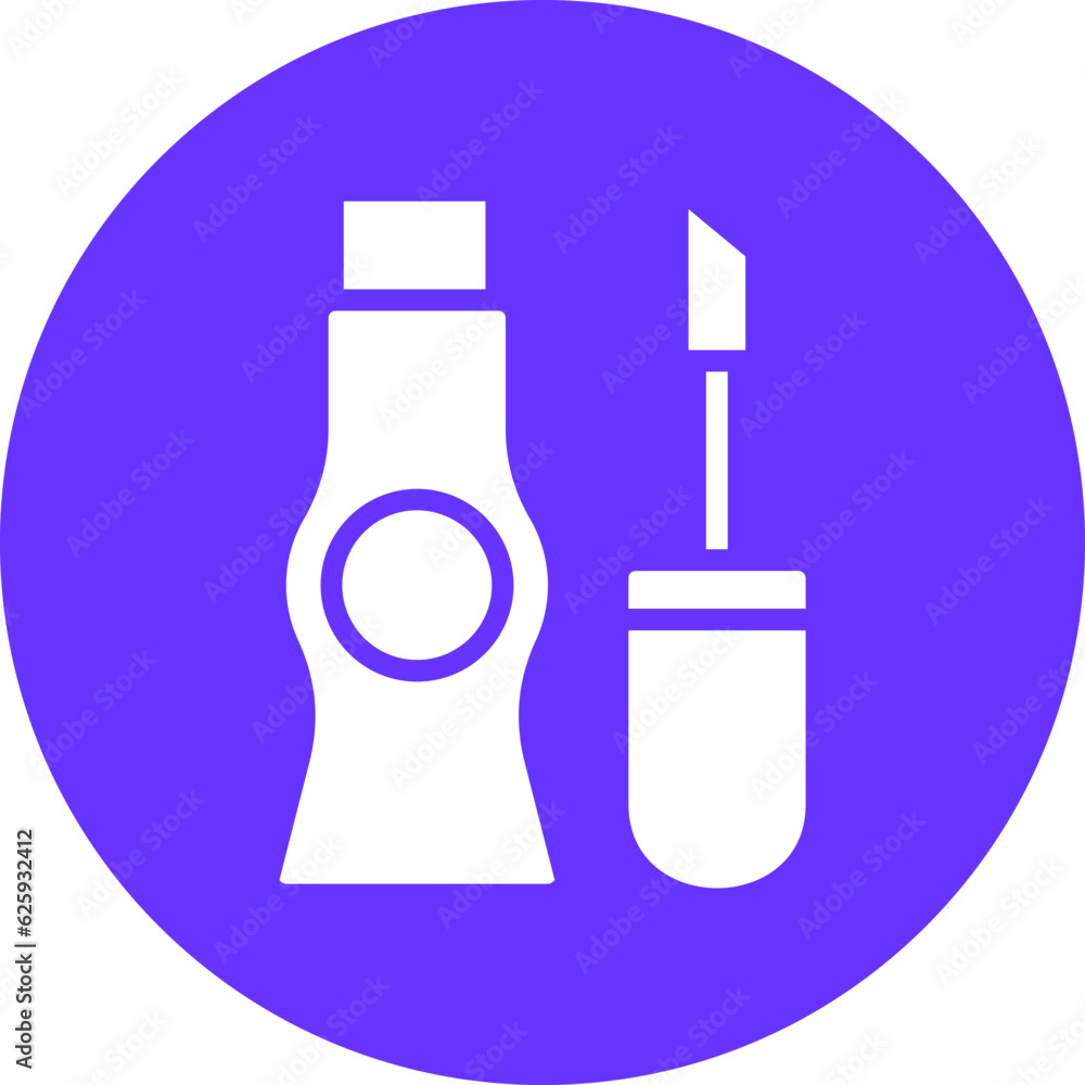 Vector Design Lip Gloss Icon Style Vector Design Lip Gloss Icon Style