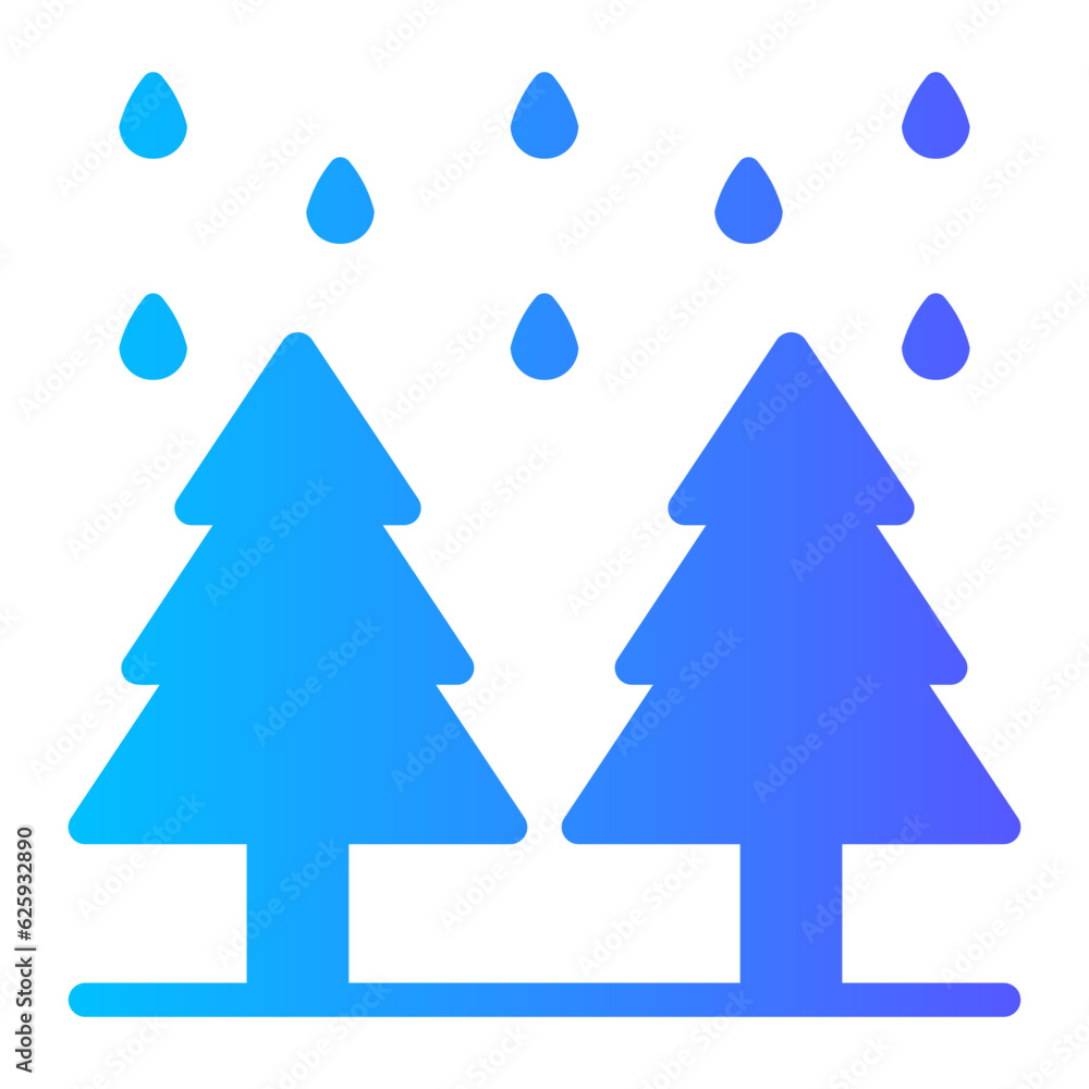 forest gradient icon