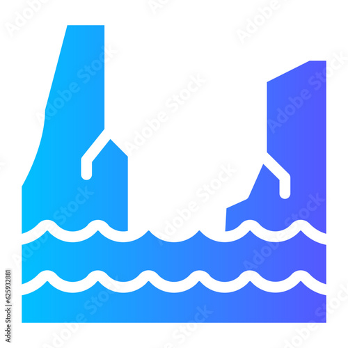 Fiord gradient icon