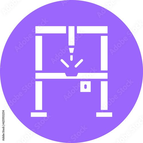 Vector Design Plasma Laser Icon Style