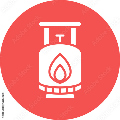 Vector Design Gas Cylinders Icon Style
