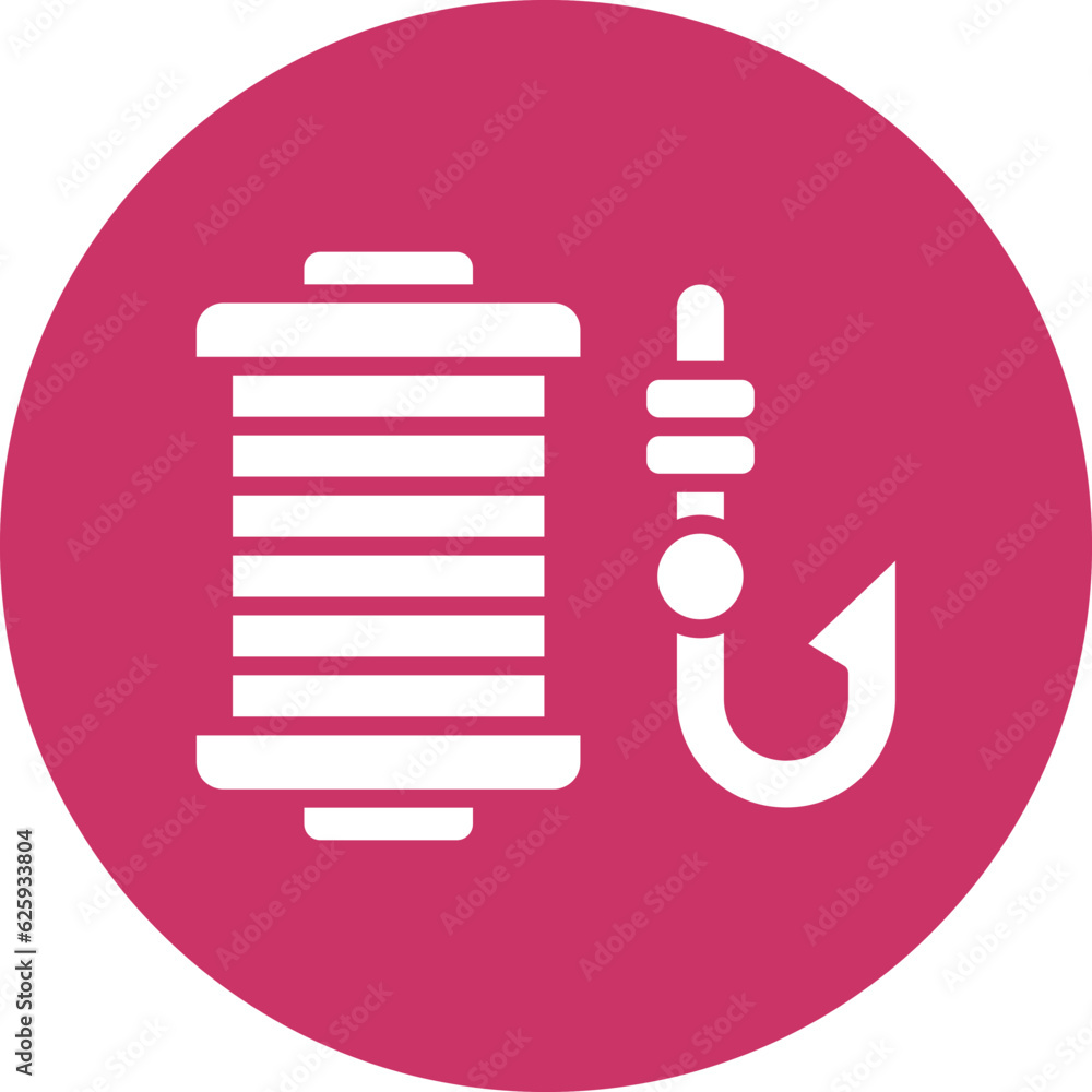 Vector Design Fishing Gear Icon Style Vector Design Fishing Gear Icon Style