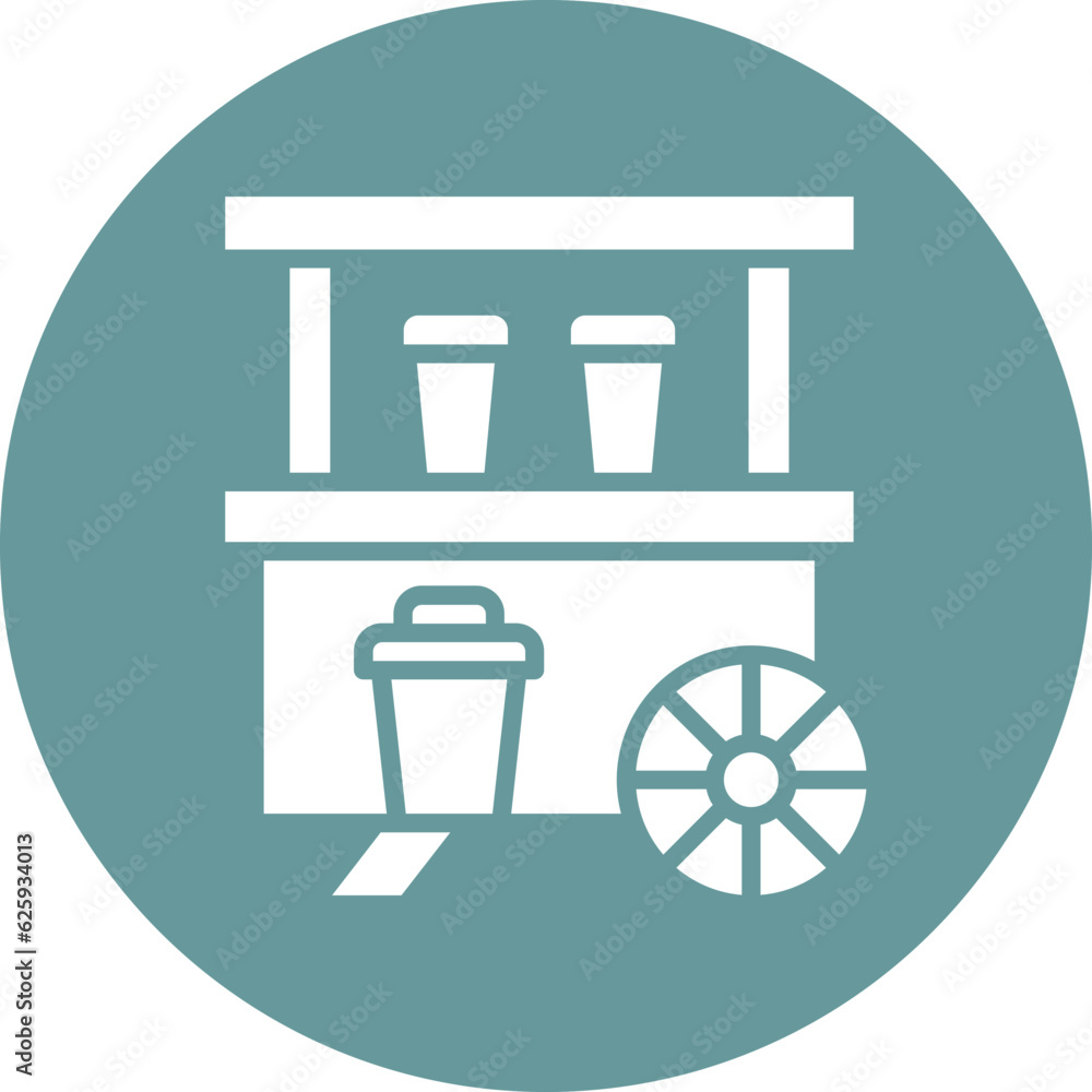 Vector Design Drinks Stall Icon Style Vector Design Drinks Stall Icon Style
