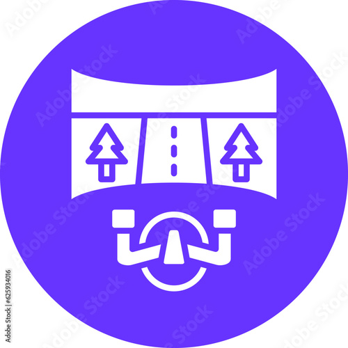 Vector Design Motion Simulator Icon Style