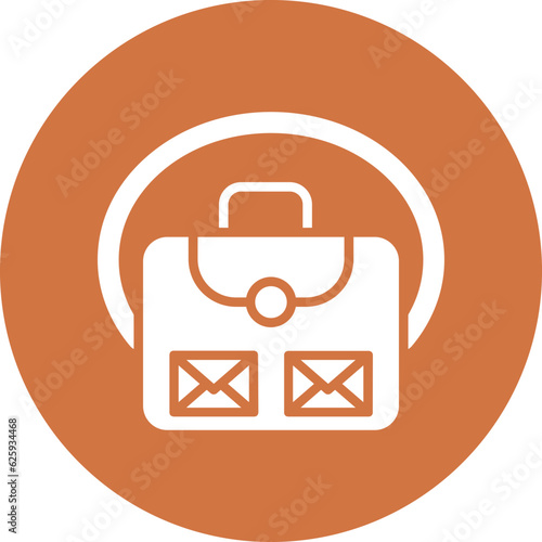 Vector Design Mail Bag Icon Style