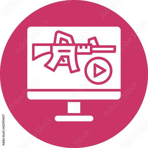 Vector Design Livestream Icon Style