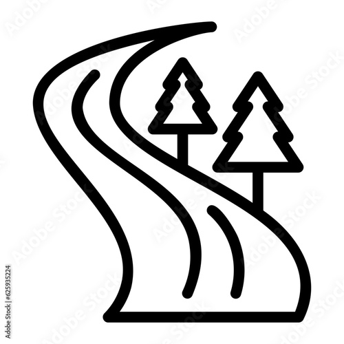 river line icon