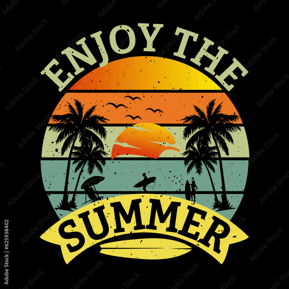 Summer T-Shirt Design, Design, Graphics, SVG, Summer, Summer Svg,