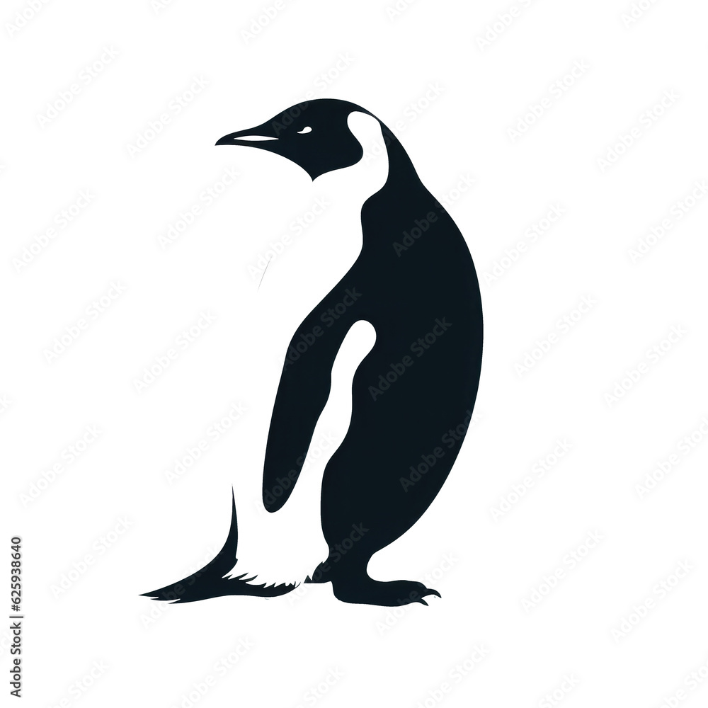 Obraz premium penguin looking isolated on white