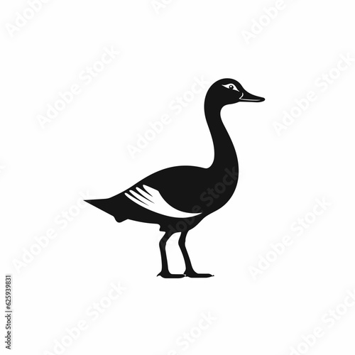 Goose logo, goose icon, goose head, vector