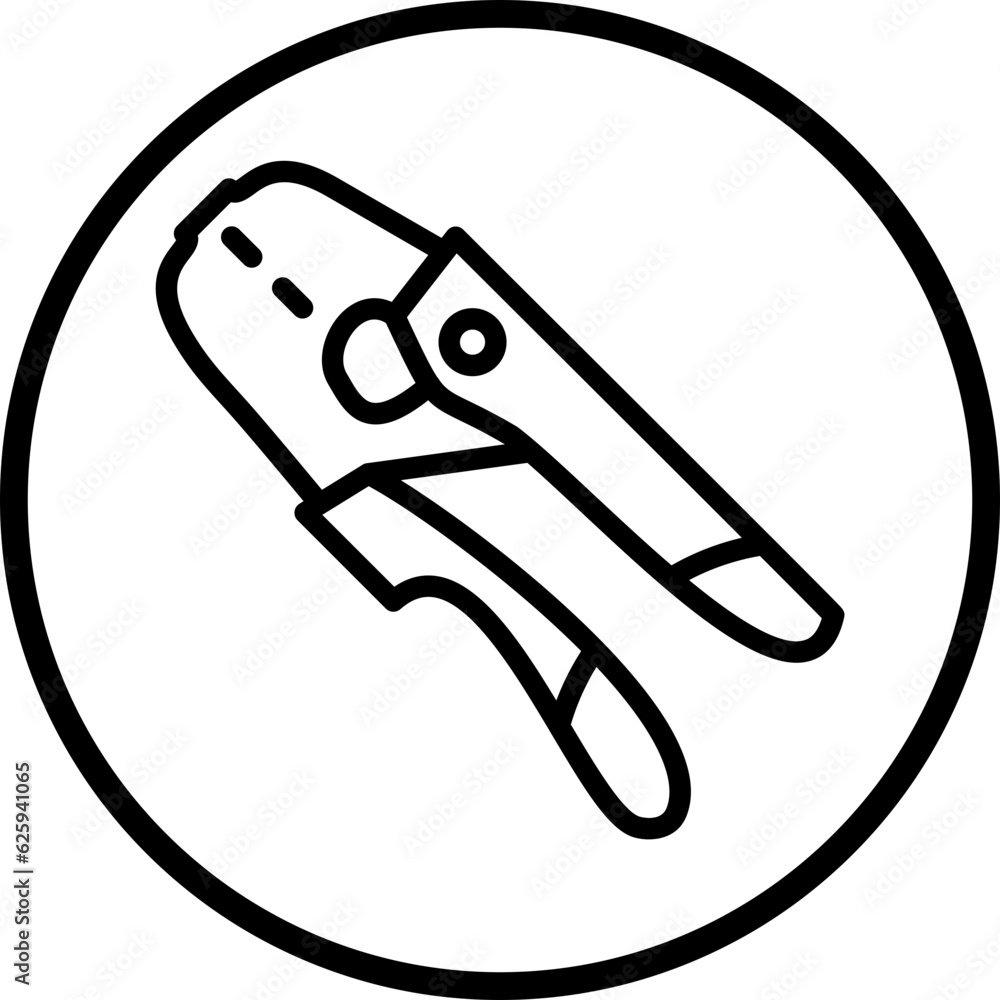 Vector Design Crimping Icon Style Vector Design Crimping Icon Style