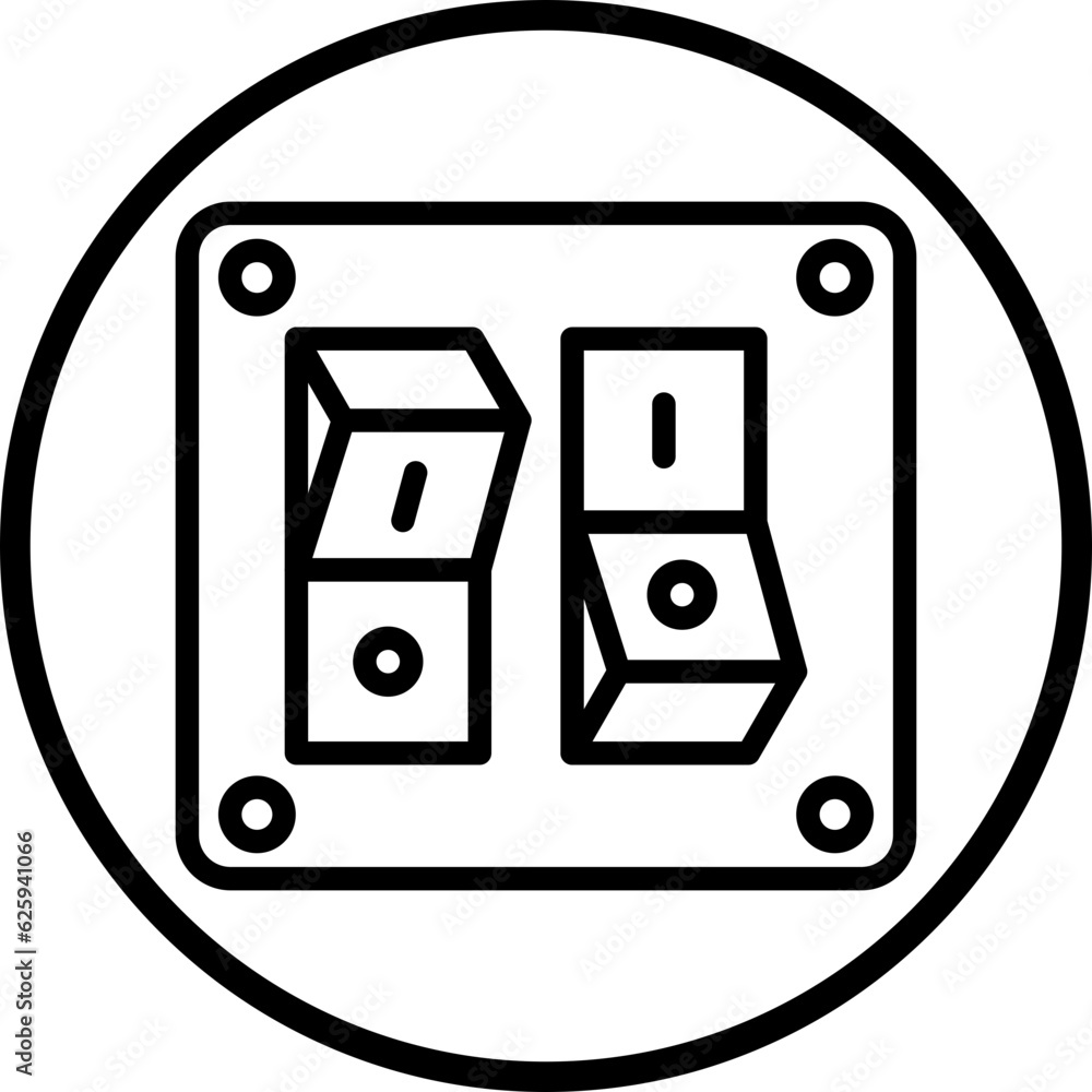 Vector Design On Off Switch Icon Style Vector Design On Off Switch Icon Style