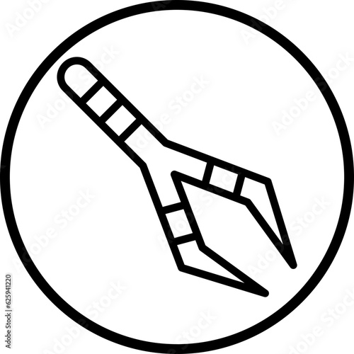 Vector Design Tweezers Icon Style