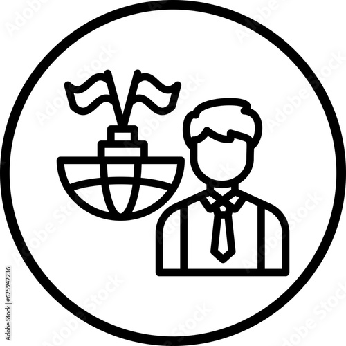 Vector Design Diplomat Icon Style