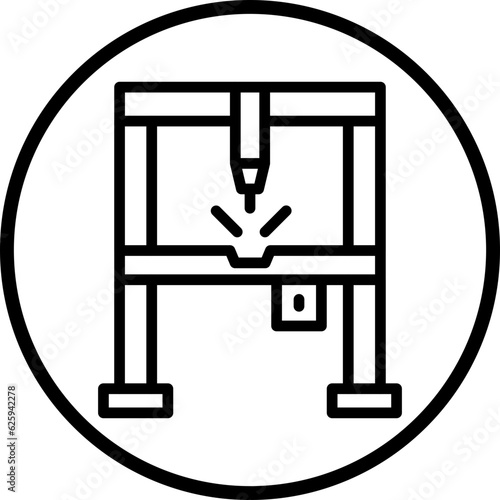 Vector Design Plasma Laser Icon Style