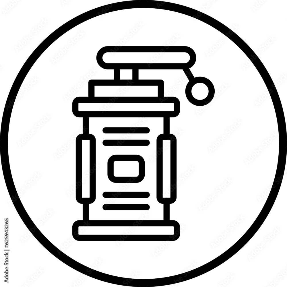 Vector Design Smoke Grenade Icon Style Vector Design Smoke Grenade Icon Style
