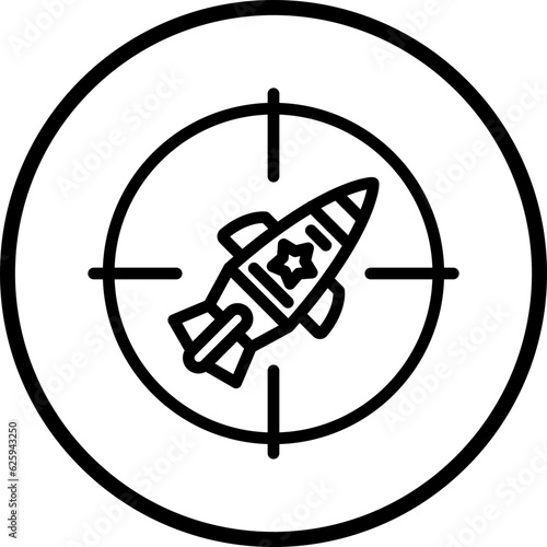 Vector Design Red Zone Icon Style