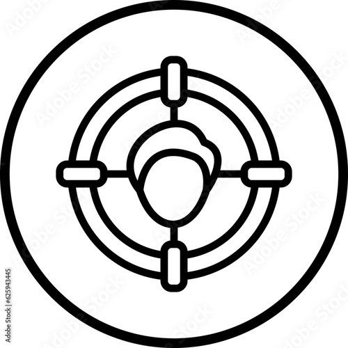Vector Design Headhunting Icon Style