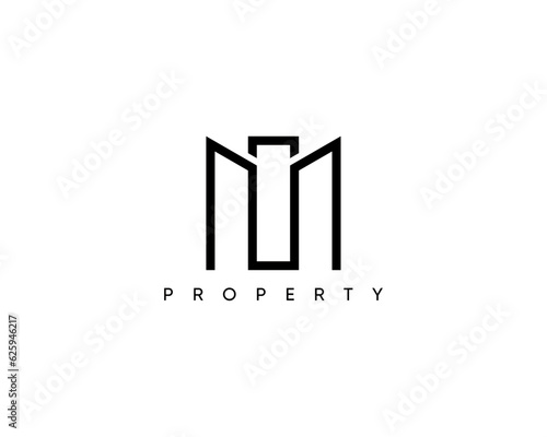 Real estate logo design concept. Building logo. Modern apartment  palace  architecture  construction  skyscrapers  cityscape  residence  property logo design template.