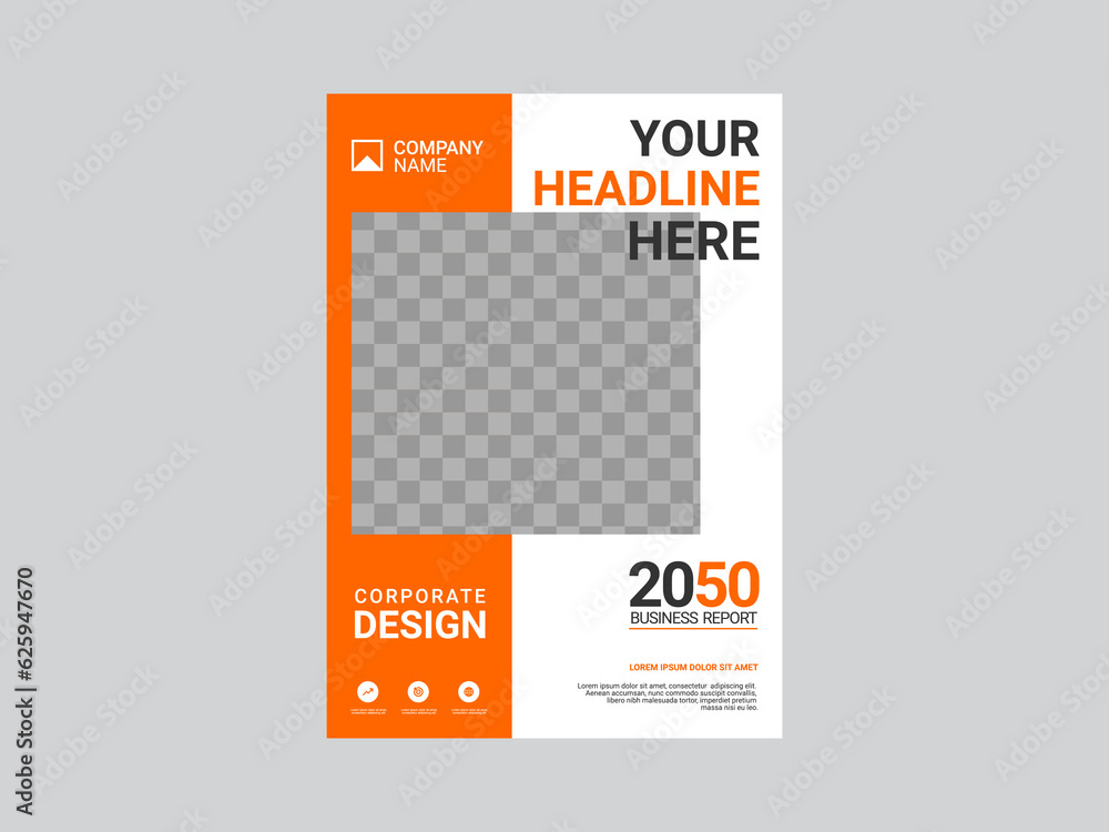 Obraz premium Modern Company Cover Business Template