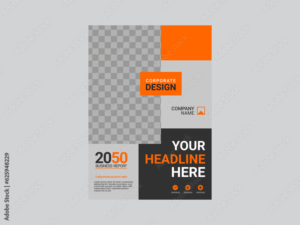 Obraz premium Modern Company Cover Business Template