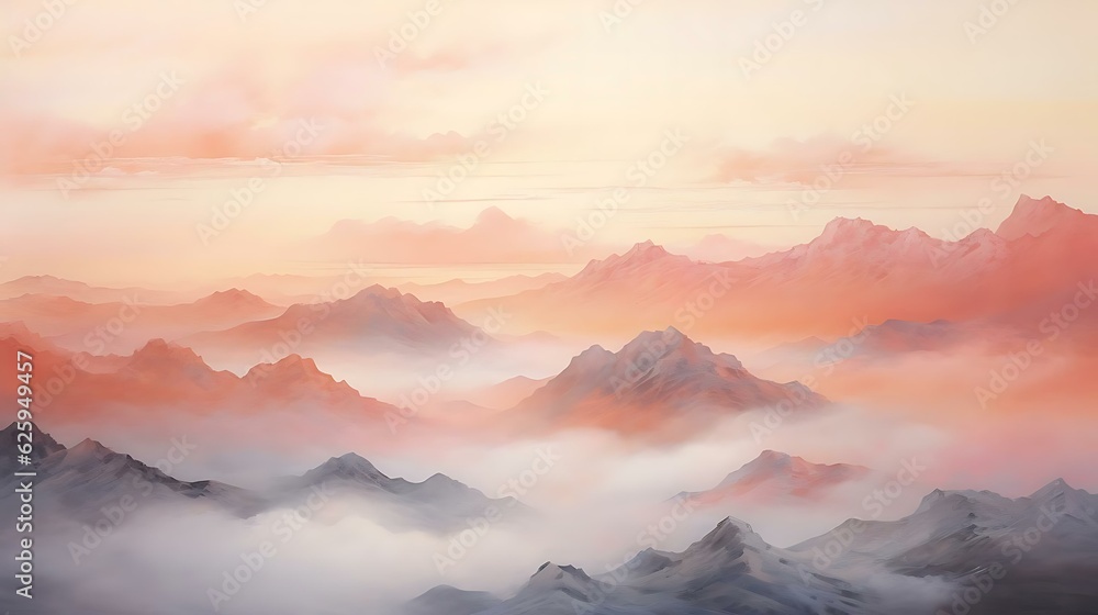 a view of the mountains and clouds
