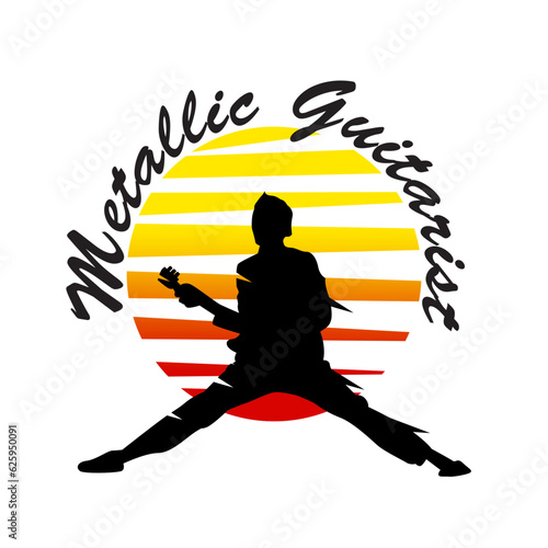 silhouette guitarist