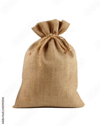 Cut-Off Natural Burlap Sack Bag