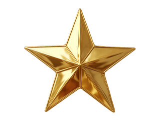 Golden Star Christmas Tree Topper