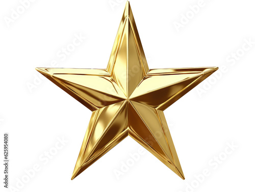 Golden Star Christmas Tree Topper