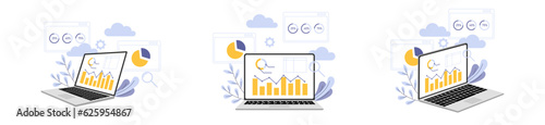 data analyst illustration flat design