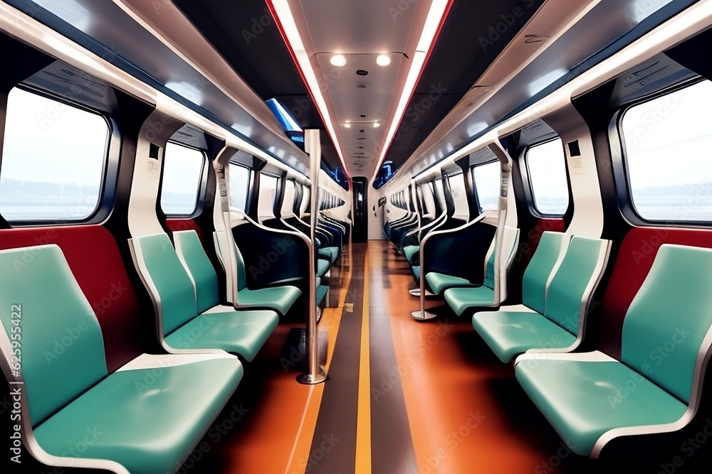 interior of a train interior of a train