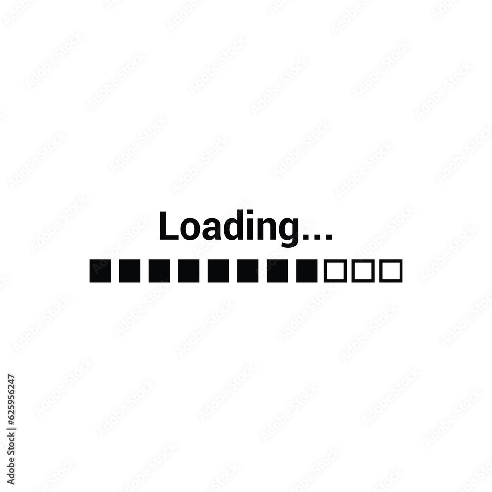 Fototapeta premium Loading bar progress icon system software update and upgrade concept.
