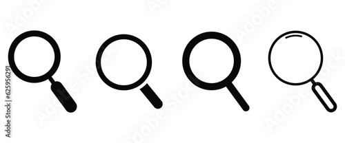 Set of Search bar vector internet design template.