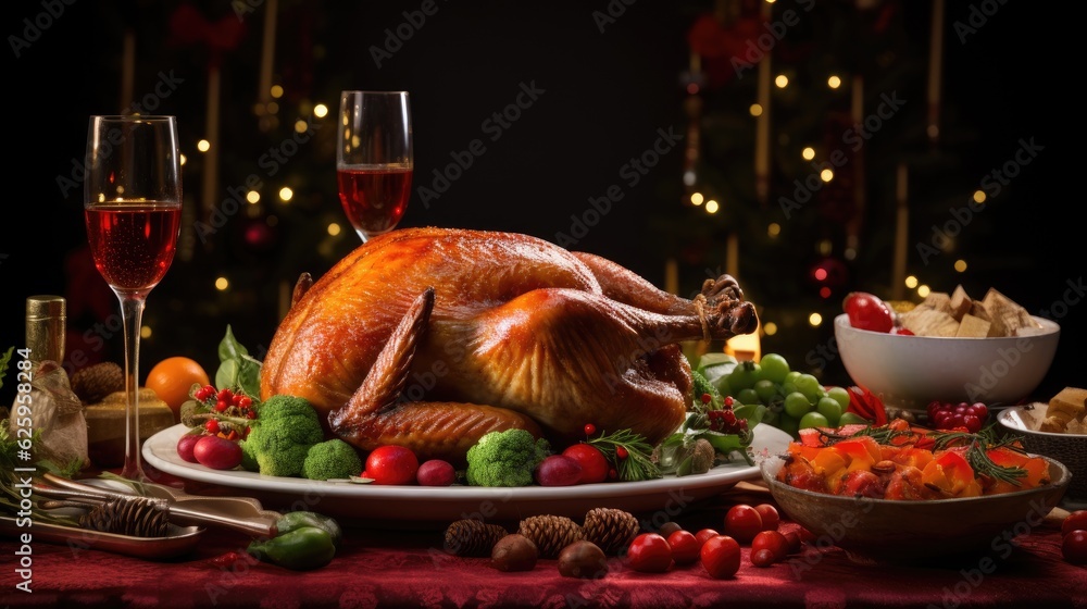 Tasty roast turkey for thanksgiving dinner. Tasty roast turkey for thanksgiving dinner.