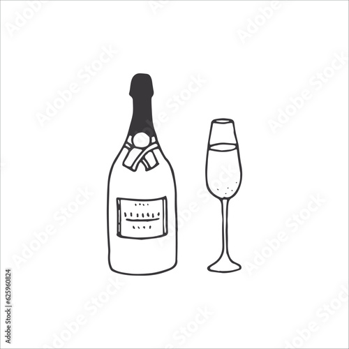 Wedding design element, Handdrawn element, Clipart, Drawing, Illustration