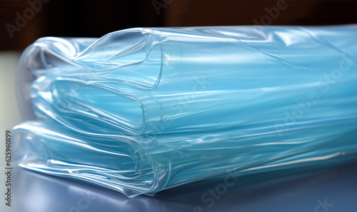 Plastic wrap roll, food wrap, or pliofilm is a thin plastic film typically used for sealing food items in containers to keep them fresh over a longer period of time.