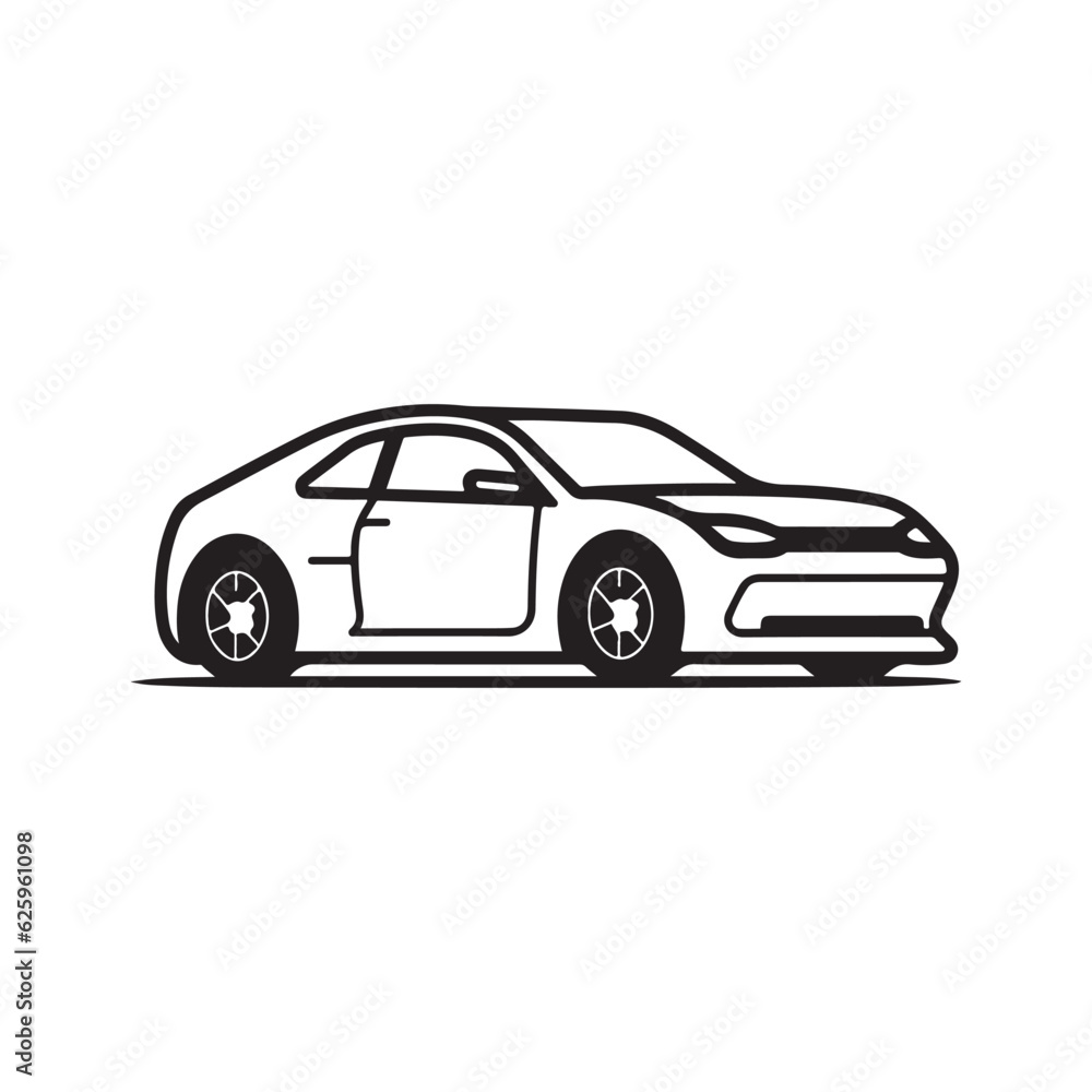 Car icon vector logo 