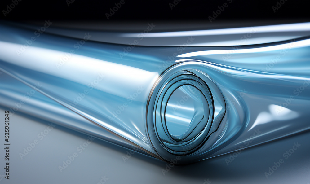 Plastic wrap roll, food wrap, or pliofilm is a thin plastic film typically used for sealing food