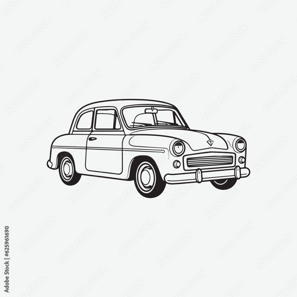 Car icon vector logo 