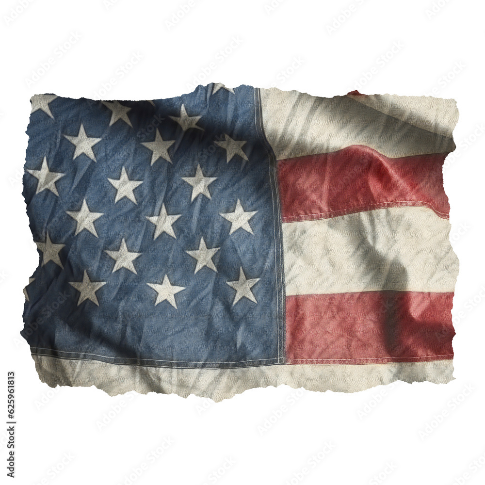 Vintage American Flag Sublimation