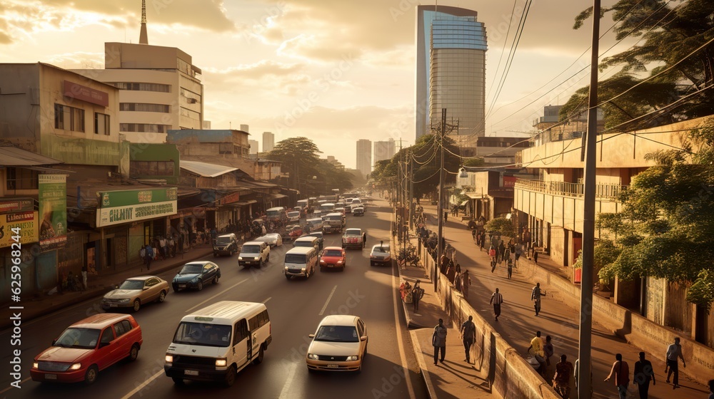 Kenya - Nairobi (ai) - obrazy, fototapety, plakaty 