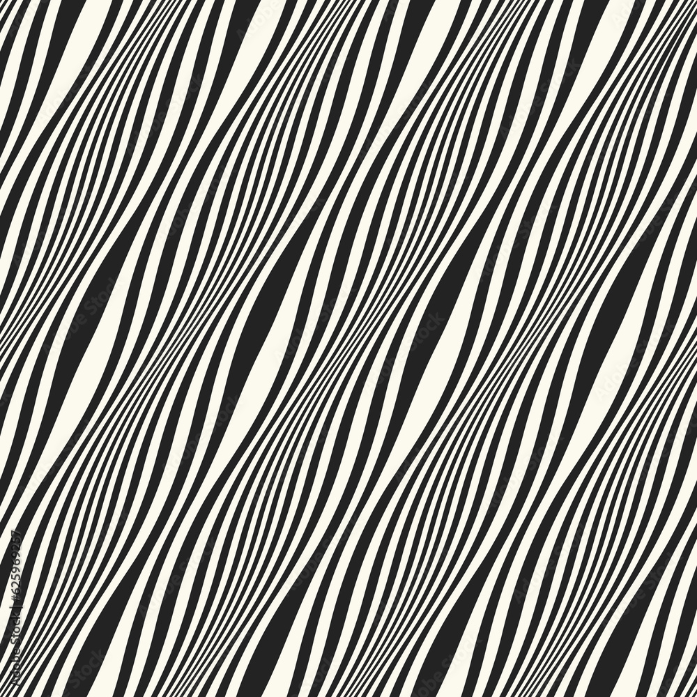 Monochrome Curved Textured Diagonal Striped Pattern Monochrome Curved Textured Diagonal Striped Pattern