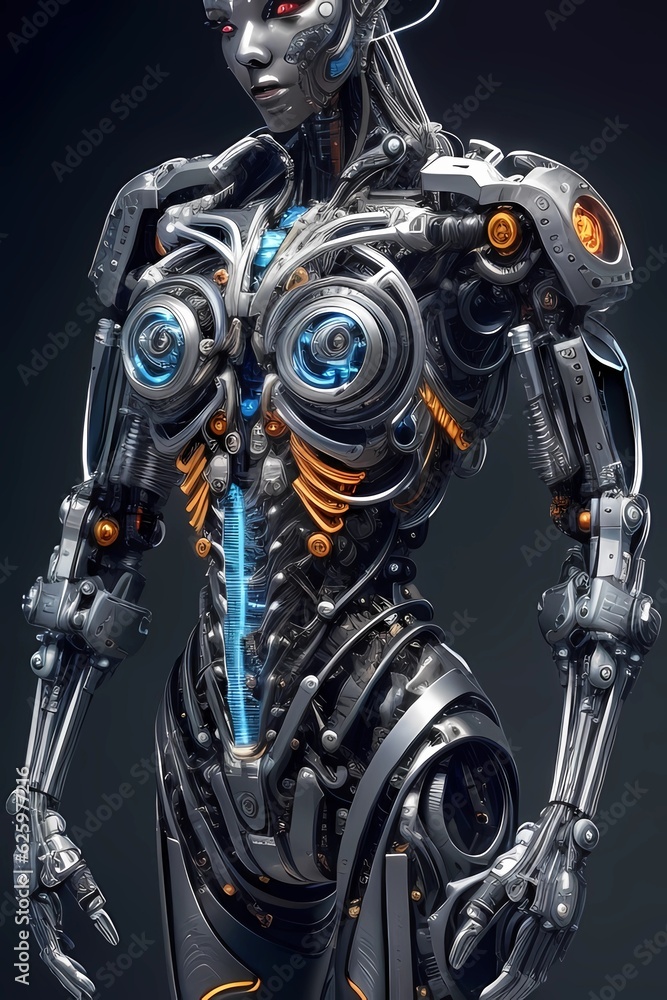 cyborg made with Generative AI cyborg made with Generative AI